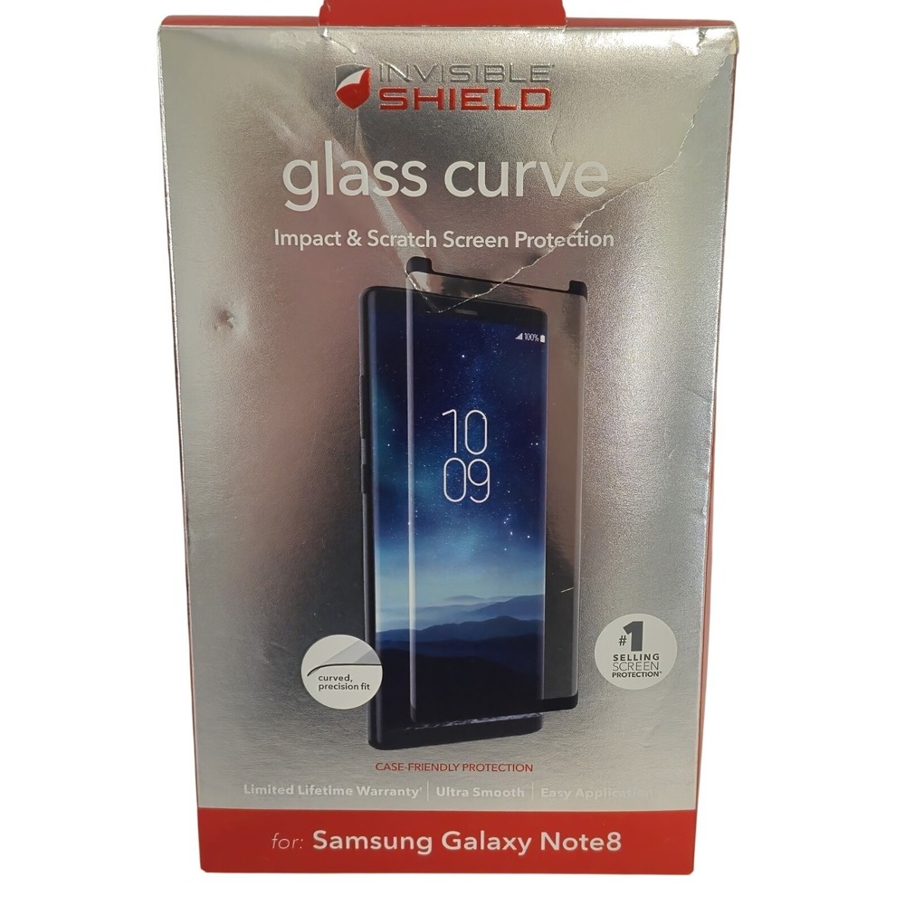 ZAGG InvisibleShield Glass Curve Screen Protector Samsung Galaxy Note8 SUPM49430